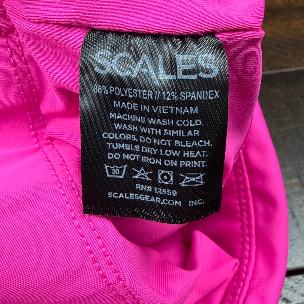 Scales Tiered Ruffle Performance Skort Hot Pink S Pickleball Tennis Golf Skirt - Picture 14 of 14